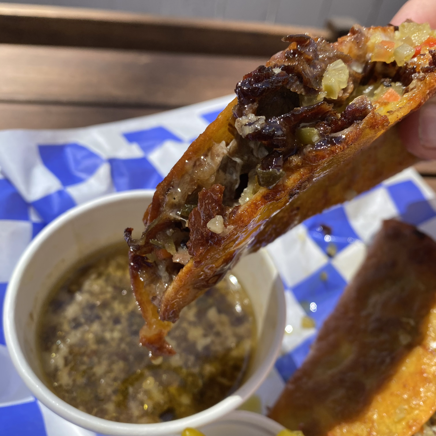 Limited Edition Italian Beef Quesatacos by Comfy Pup