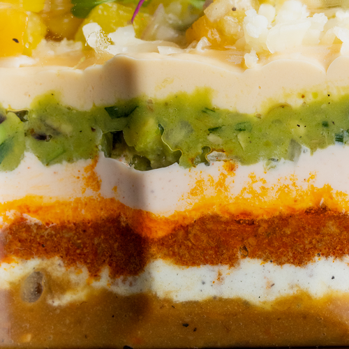 Big Game BBQ 7 Layer Dip by Burt Bakman of SLAB